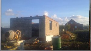 Баня из керамзитоблоков с мансардой 5 на 8