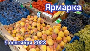 Краснодар - Ярмарка выходного дня на ул. Одесской - цены - 9 сентября 2023 г.