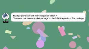 R : How to interact with websocket from within R