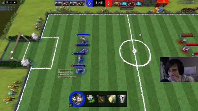 qeqoqeq РАСКРЫЛ СВОЙ ТАЛАНТ В ФУТБОЛЕ В Dota 2 \Дота 2 смотреть онлайн