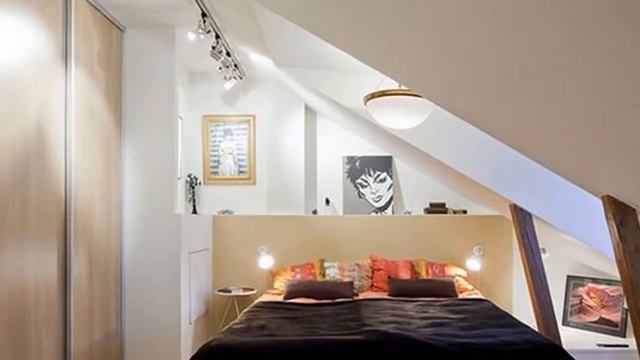 Спальня на мансарде фото идеи обустройства смотреть онлайн