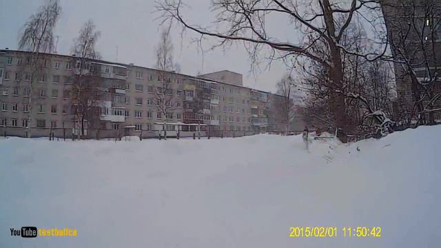 Архангельск 1 февраля 2015 - снег идет смотреть онлайн