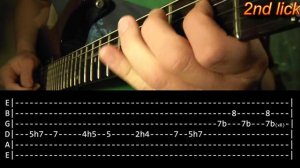 Hells Bells Guitar Solo Lesson - AC/DC (with tabs)