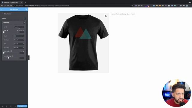Elementor Pro Custom Product Page Design - Part 1 | T-Shirt Variations смотреть онлайн
