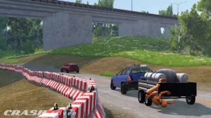 High Speed Traffic Close Calls & Crashes #32 - BeamNG Drive