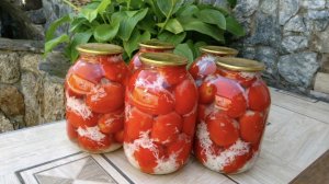 рецепт помидоров на зиму - консервирование помидоров в банках без химии и консервантов