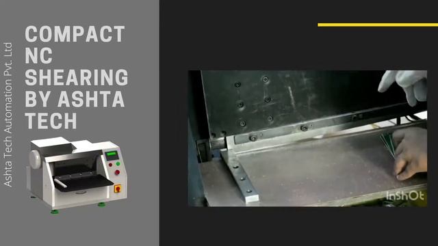 NC Shearing machine for PCB and Aluminium Shearing and Cutting By Ashta Tech Automation (PCB factor