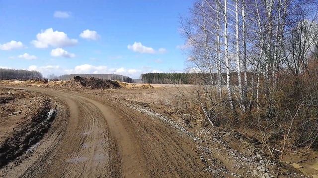 Строительство М-5 Ульянино - Непецино. ПК70 (мост через пруд) на 09 апреля 2021 смотреть онлайн