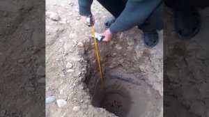 Глубина установки бетонных столбов для электричества (опор) в г. Шымкент, ул. Амангелди