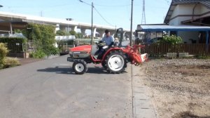 Японский дизельный мини трактор YANMAR F210