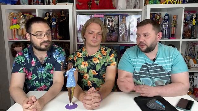 Прямой эфир. Тайный гость. Распаковка и обзор куклы Барби Fashionistas 146