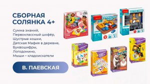 Сборная солянка 4+: Сумма знаний, Шустрые кошки, Буквошифры, Логодомино и другие. Валентина Паевская