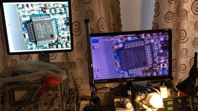 Микроскоп для пайки из видео регистратора 1080P Full HD смотреть онлайн