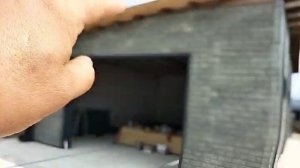 Гараж 50 кв.м. в процессе монтажа на участке 10 соток вместе с домом 250 кв.м.