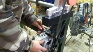 Токарный станок на базе узла станка БДС-5 с двигателем от стиральной машины!