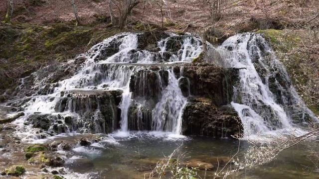 Звуки природы для медитации и расслабления // sound of the river and waterfall // Водопад Докузак смотреть онлайн