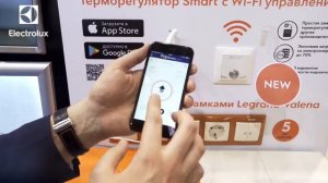 Демонстрация управления тёплыми полами Electrolux на климатической выставке