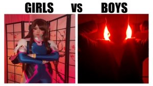 косплей девочек vs косплей мужчин