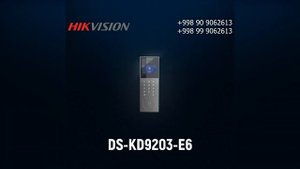 2 МП многоэтажная IP вызывная панель с сенсорным LCD-экраном DS-KD9203-E6. Домофон Hikvision