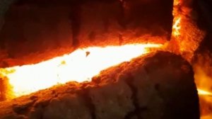 Как горят брикеты самодельные