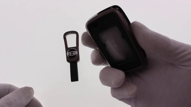 Чехол для ключей GEELY зеленый (оправа серый металлик) смотреть онлайн