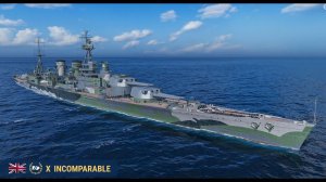 Линкор INCOMPARABLE 266К Урона! Мир кораблей World of Warships