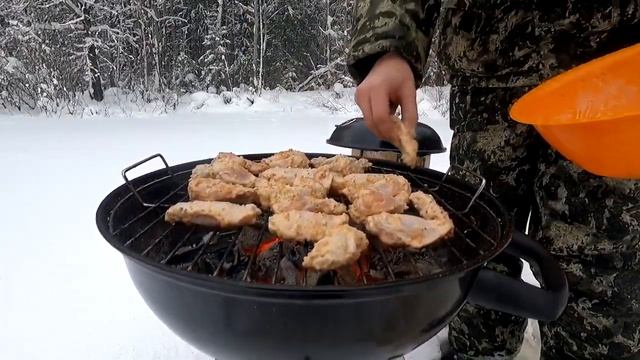 Куриные крылья на гриле, очень вкусный и простой рецепт!