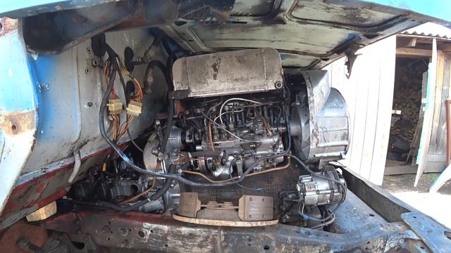 Двигатель ГАЗ 5441 автомобиль ГАЗ 3309. Обзор без комментариев. смотреть онлайн