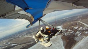 Зимние полеты на дельталете Tanarg 912