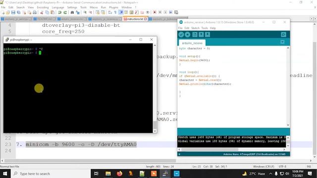 Raspberry Pi & Arduino Serial Communication over GPIO with Python