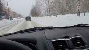 ГРАНТА ЗИМОЙ ПРЕТ КАК ТАНК