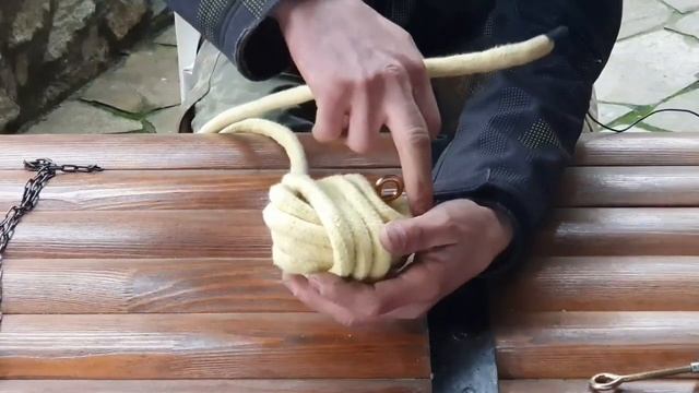 Кевларовый шнур, плетение Манкифиста (Monkey Fist) смотреть онлайн