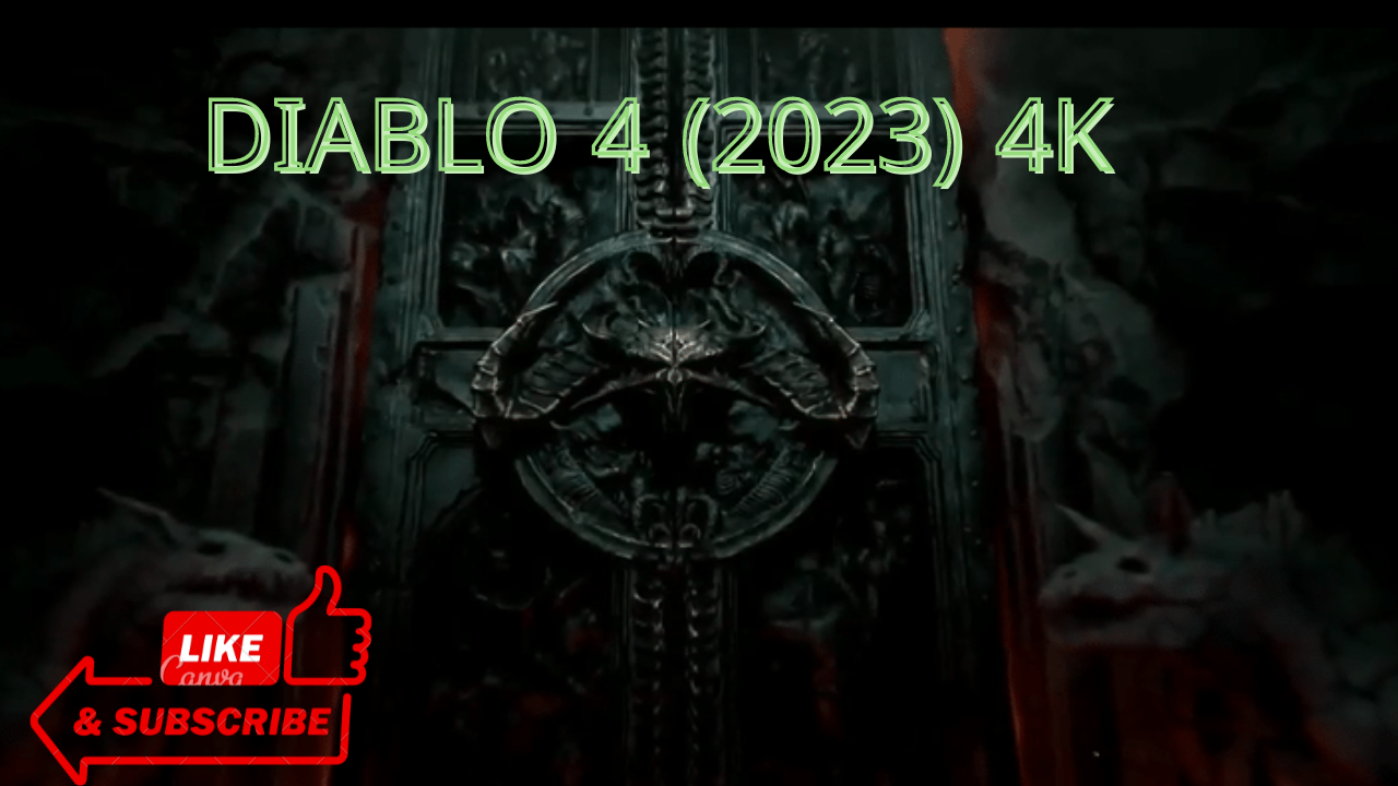 DIABLO 4 Геймплей Кинематографический трейлер (2023) 4K