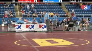 Fargo 2012 126 Round 2: John David Santi (Tennessee) vs. Riley Thomas (Colorado)