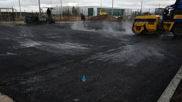 Асфальтирование территории в Верево. Асфальтовая парковка от Ракеты смотреть онлайн