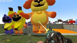 DESTROY ALL MONSTERS POPPY PLAYTIME SMILING CRITTERS in LAVA POOL - GMod