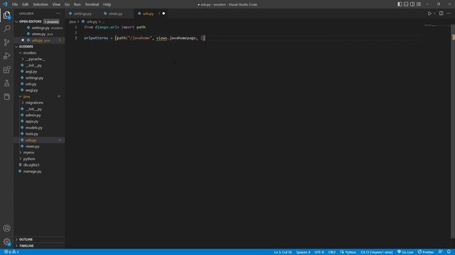 01 Django project setup