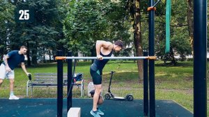 отжимания на брусьях с весом 40 кг. Ответы  на комментарии