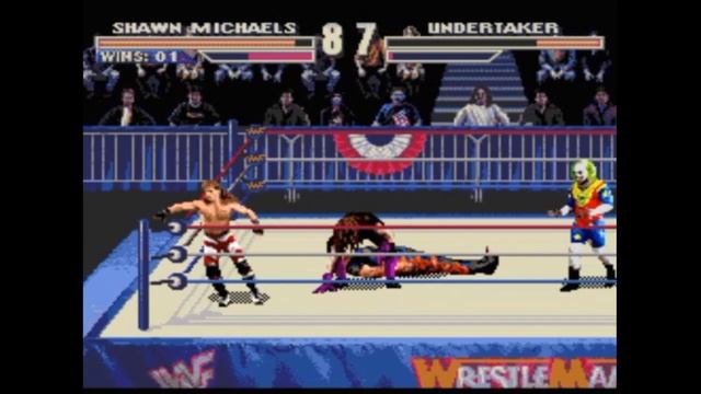 Sega Mega Drive 2 (Smd) 16-bit WWF Wrestlemania Arcade Game WWF Championship Полное Прохождение