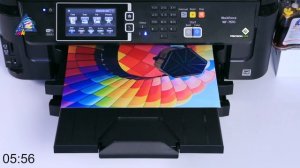 Epson WF-7610: тест на скорость печати фото А3. Качество "Фото"