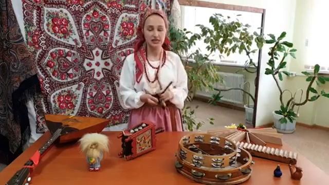 Фолк-урок о  самобытных шумовых музыкальных инструментах
