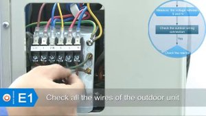 DC-inverter - Ошибка E1