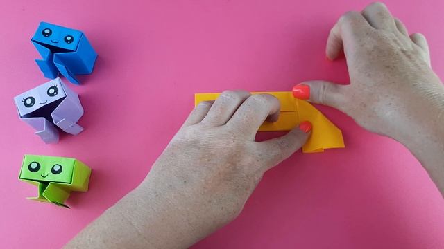 Игрушка-попрыгушка / Игрушка из бумаги / Игрушка для пальцев из бумаги смотреть онлайн