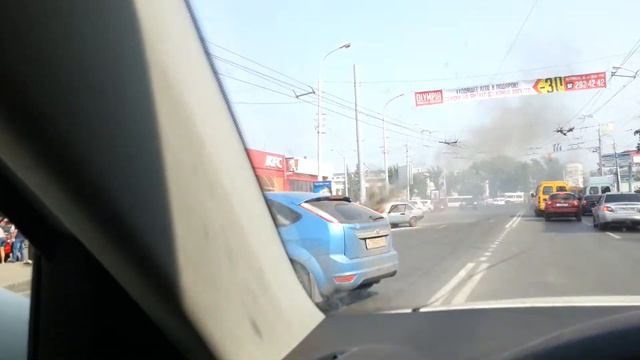 Горит авто в уфе смотреть онлайн