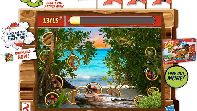 Angry Birds Go!: Pirate Pig Attack Treasure Hunt Game смотреть онлайн