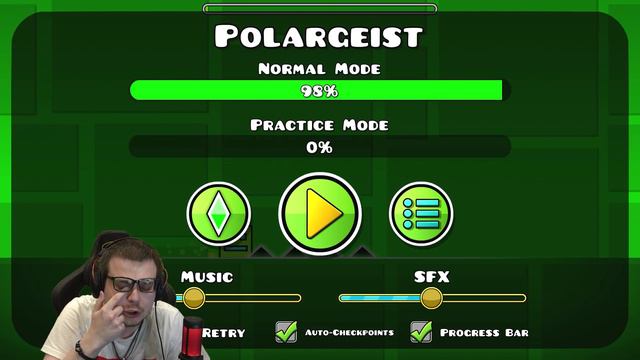 ДА НУ НАФИГ! ЧТО ПРОИСХОДИТ ! ВСЕ ПЕРЕВЕРНУЛОСЬ!!! (GEOMETRY DASH) смотреть онлайн