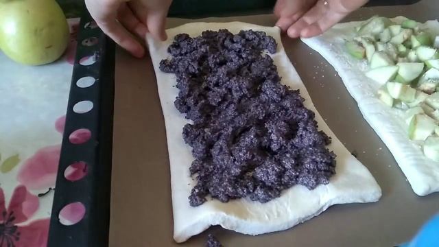 Как приготовить штрудель с маковой и яблочной начинкой. смотреть онлайн