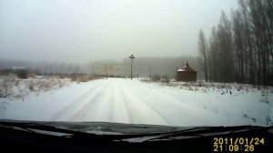 Лада Ларгус по снегу