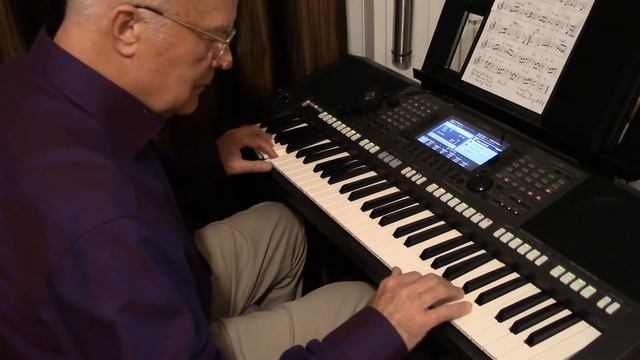 MyWay на синтезаторе ноты.