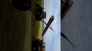 Погрузка брёвен трактором т-40